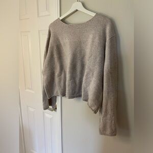 Oak + Fort Cropped Oversized Sweater